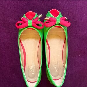 Custom Made Doll Shoes in hot pink & neon green for Real Life Barbie Dolls🔥🔥🔥
